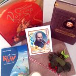 Книги та портрет Тараса Шевченка під час тематичного тижня у Феллбаху з традиційними українськими елементами
