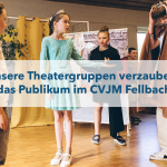 Молоді актори на театральній виставі в YMCA Fellbach